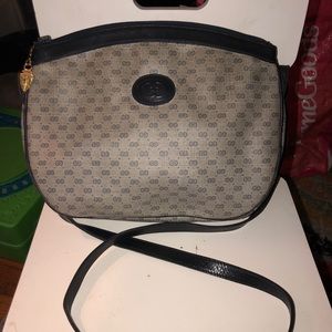Vintage monogram Gucci crossbody